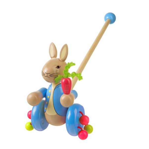 Wooden Push Along Peter Rabbit by Orange Tree Toys