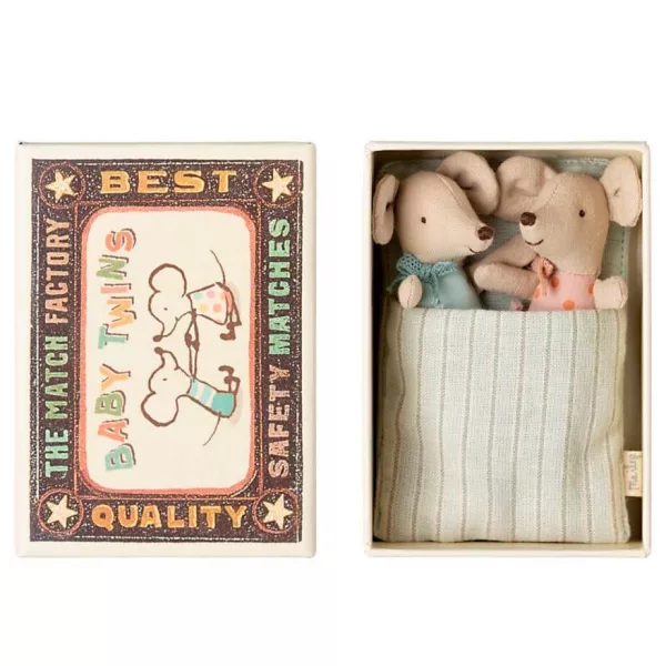 Maileg Matchbox Twin Mice