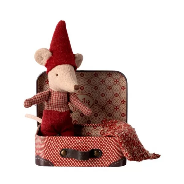 Maileg Baby Christmas Mouse Suitcase