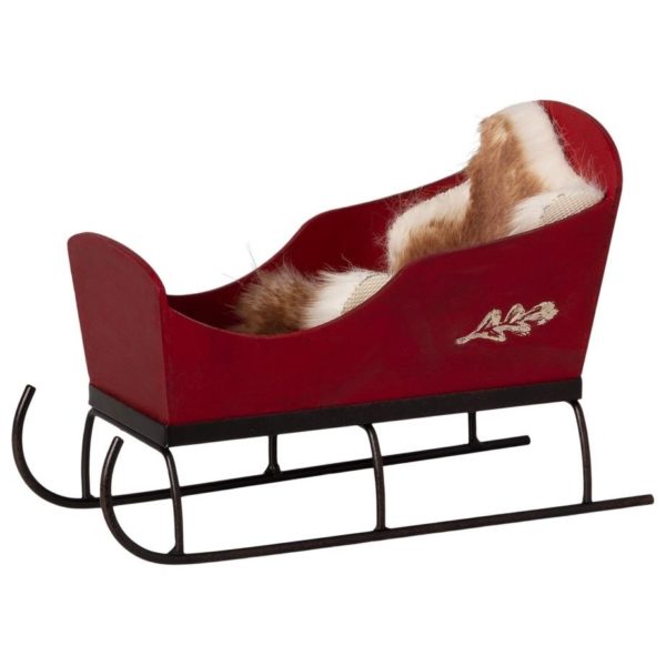 Maileg Sleigh Red