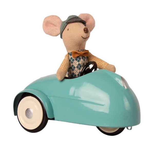 Maileg Mouse Car with Garage Blue