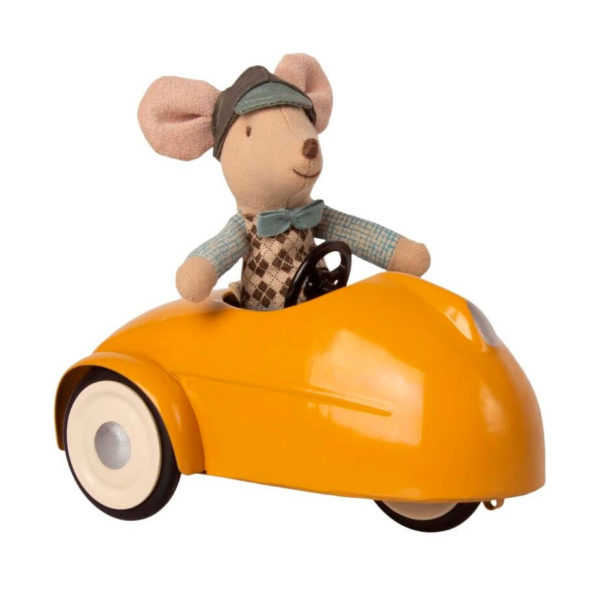 Maileg Mouse Car with Garage Yellow