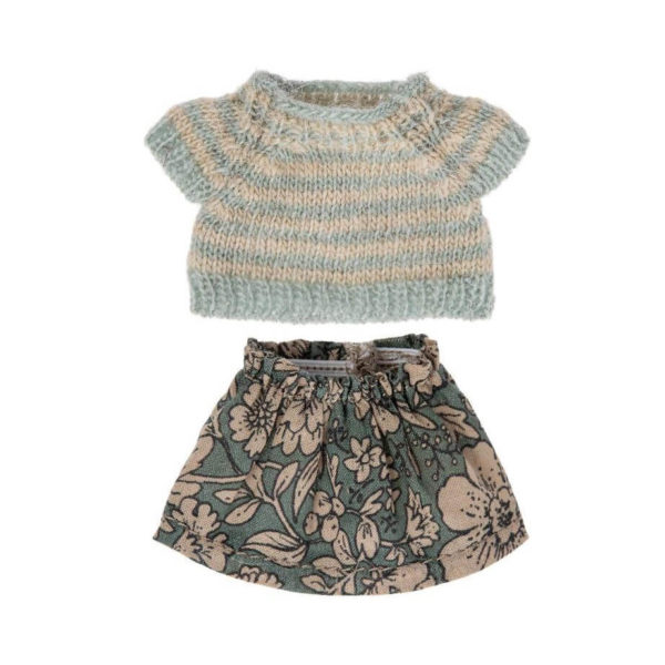 Maileg Knitted Sweater and Skirt Big Sister