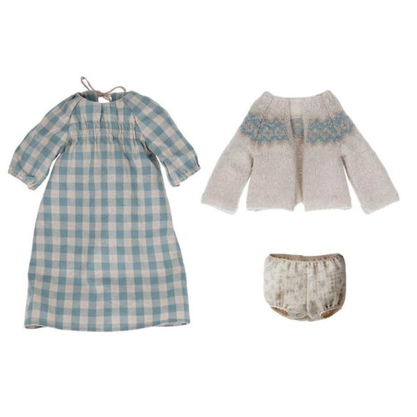 Maileg Size 4 Bunny Gingham Dress