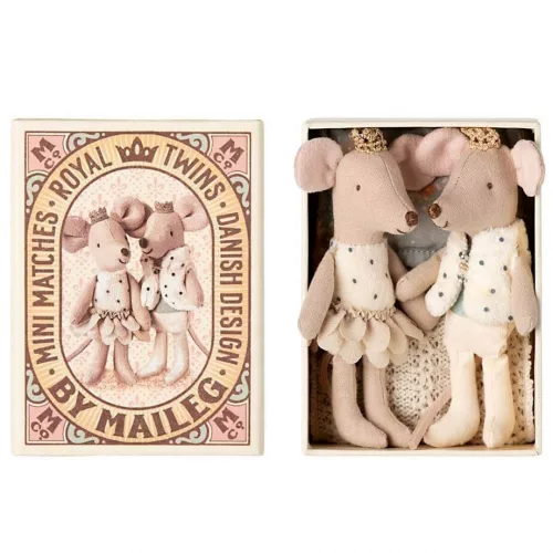 Maileg Royal Twin Matchbox Mice