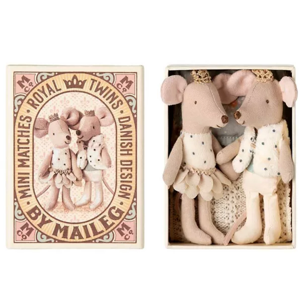 Maileg Royal Twin Matchbox Mice