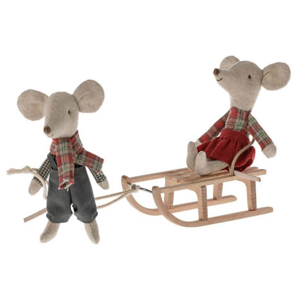 Maileg Sled Mouse