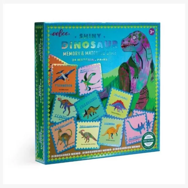 eeBoo Shiny Dinosaur Matching Game