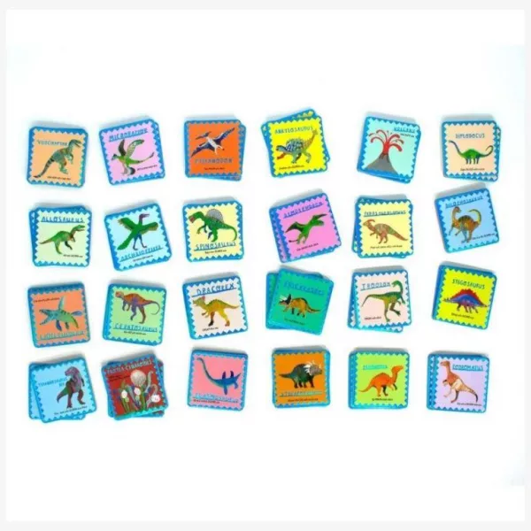 eeBoo Shiny Dinosaur Matching Game