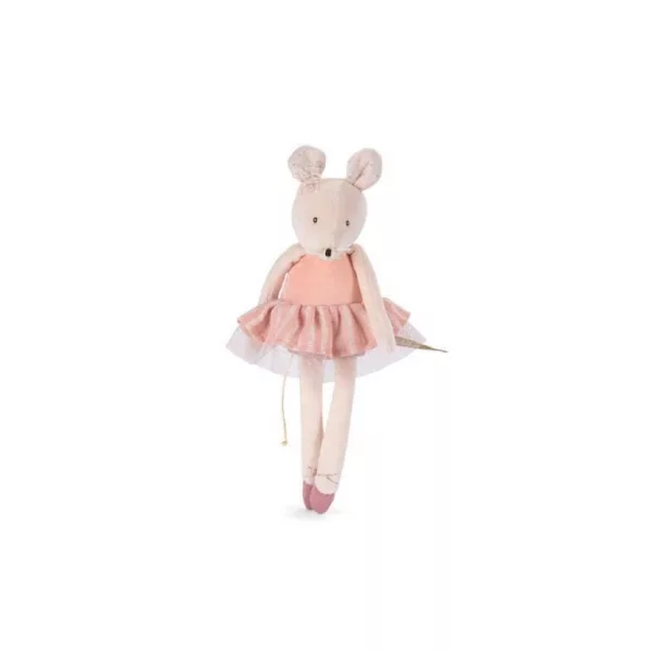 Moulin Roty La Petite De Danse Pink Mouse Soft Toy