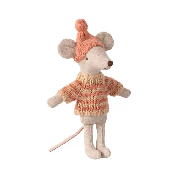 Maileg Knitted Sweater Big Sister Mouse