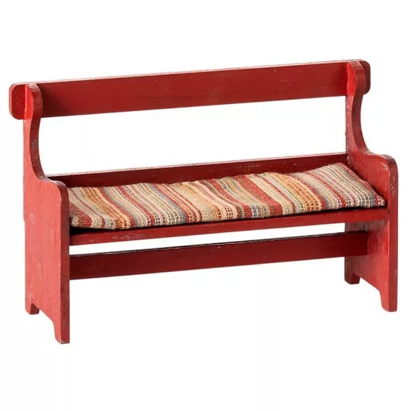 Maileg Bench Mouse Red