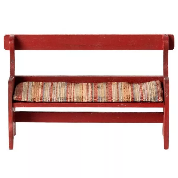 Maileg Bench Mouse Red