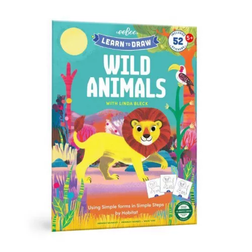 eeBoo Learn to draw wild animals