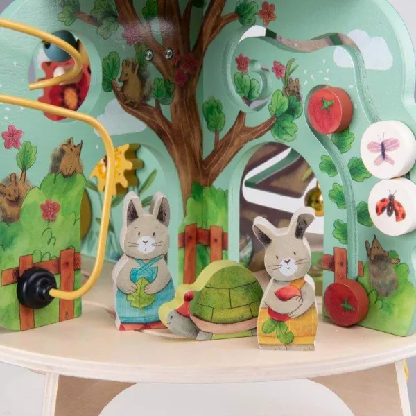 Trois Petits Lapins Wooden Activity Toy