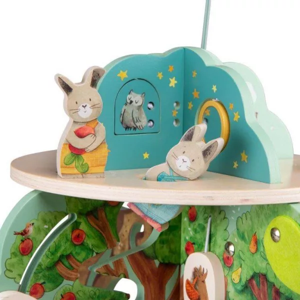 Trois Petits Lapins Wooden Activity Toy