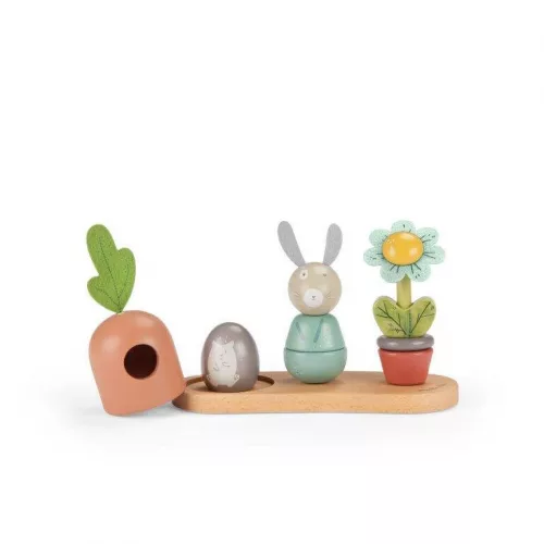 Trois Petits Lapins Wooden Stack Up Toy