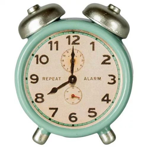 Maileg Alarm Clock Mouse Mint