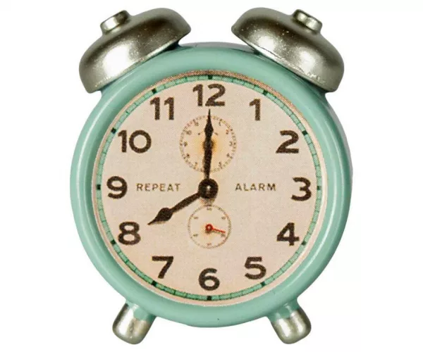 Maileg Alarm Clock Mouse Mint