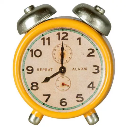 Maileg Alarm Clock Mouse Yellow