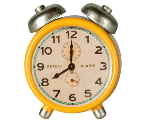 Maileg Alarm Clock Mouse Yellow