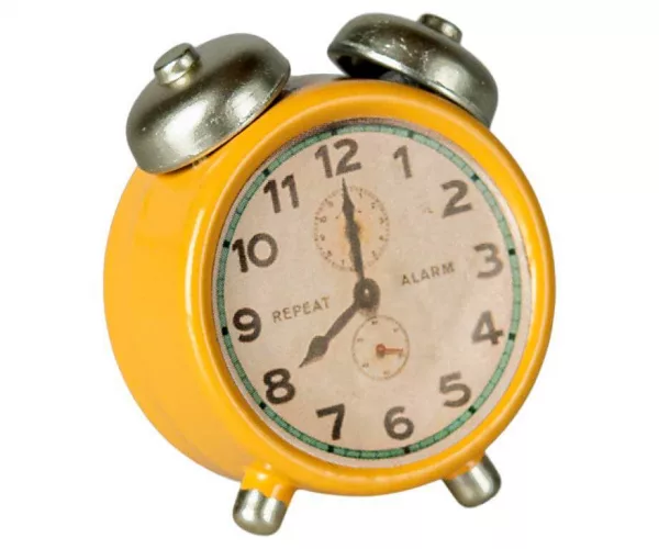 Maileg Alarm Clock Mouse Yellow