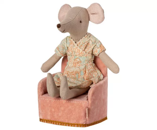 Maileg Folding Chair Rose Mouse